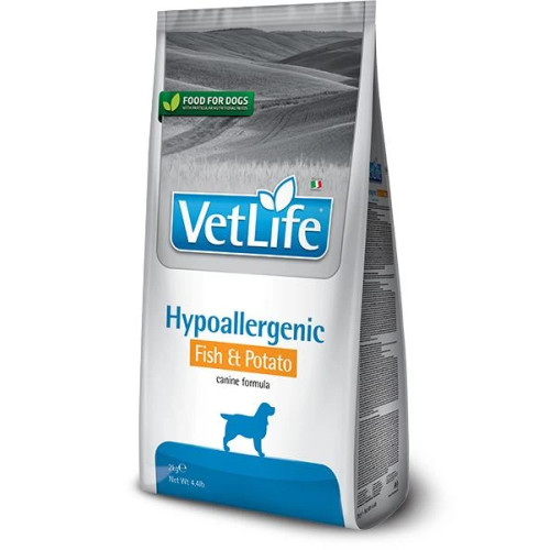 Сухий корм Farmina Vet Life Hypoallergenic Fish&Potato для собак при харчовій алергії, риба та картопля, 2 кг