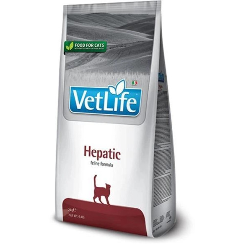 Фарміна кет сухий Vet Life Hepatic дієтичне харчування при хронічній печінковій недостатності,