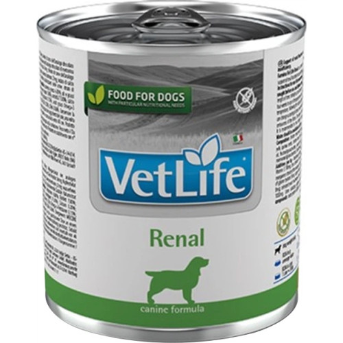 Вологий корм Farmina Vet Life Renal для собак для підтримки функції нирок, 300 г