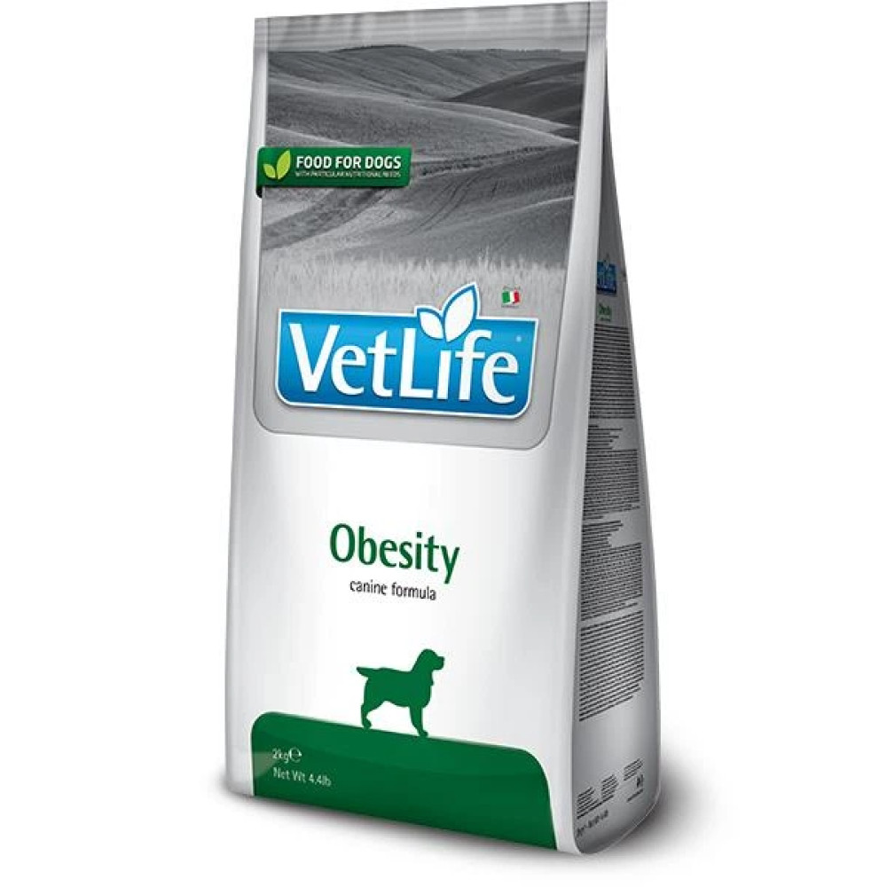 Сухий корм Farmina Vet Life Obesity для собак дієта для зниження зайвої ваги, 2 кг
