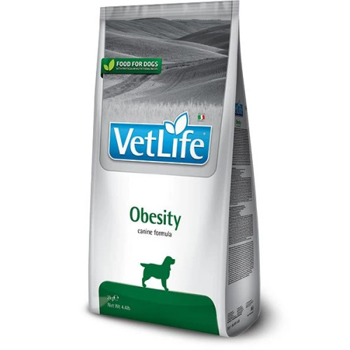 Сухий корм Farmina Vet Life Obesity для собак дієта для зниження зайвої ваги, 2 кг