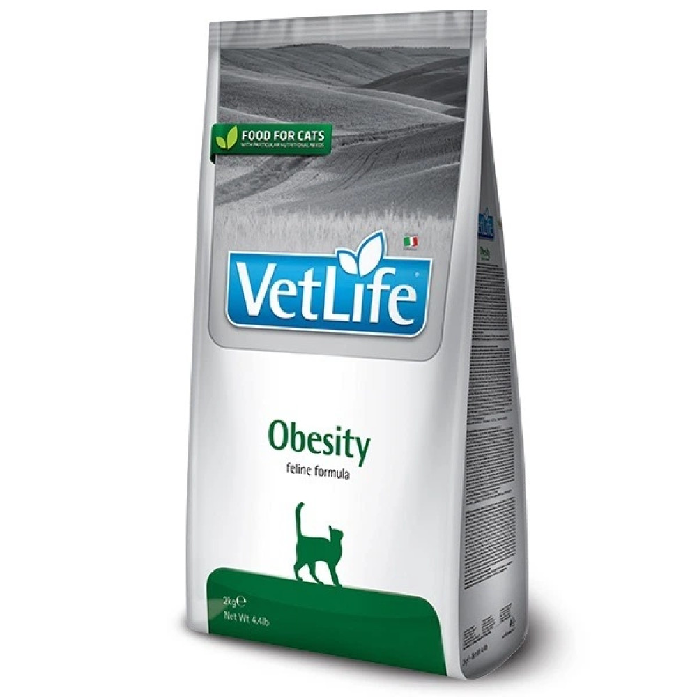 Сухий корм Farmina Vet Life Obesity для котів дієтичне харчування для зниження зайвої ваги