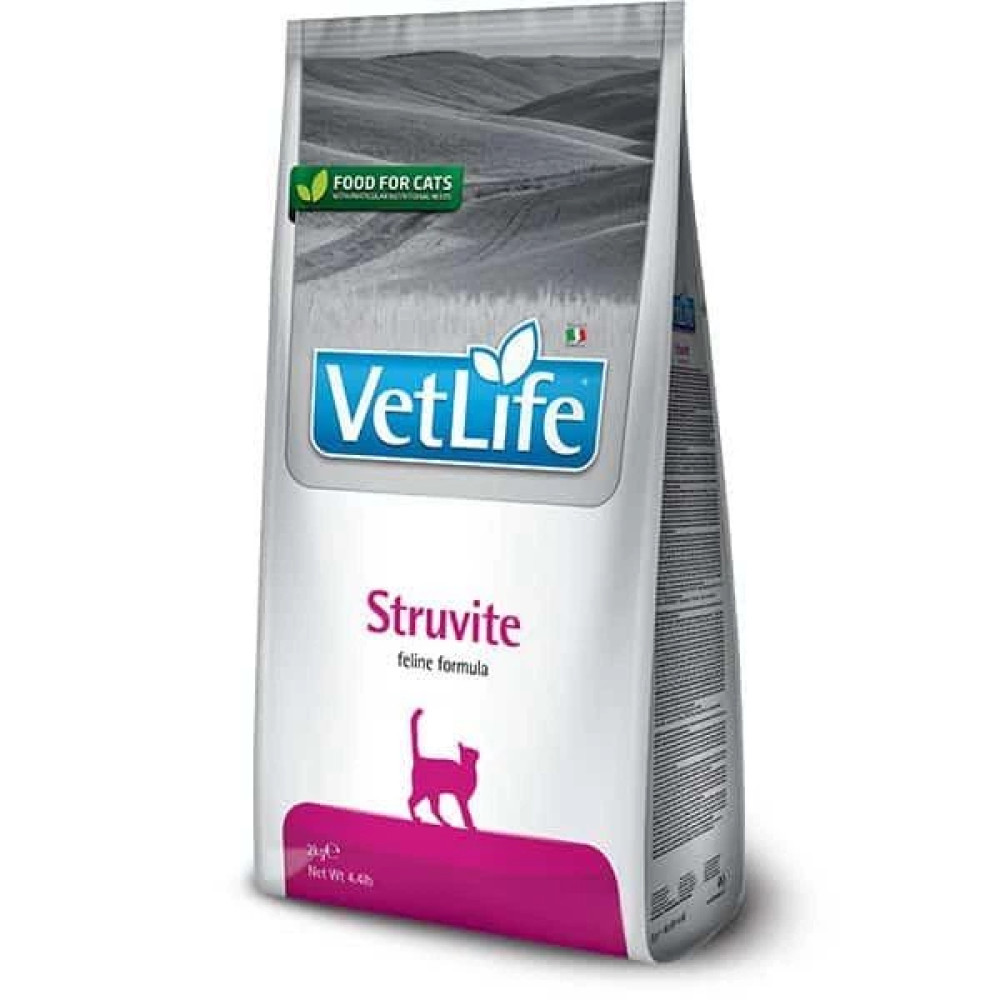 Сухий корм Farmina Vet Life Management Struvite для котів при рецидивах струвітних уролітів