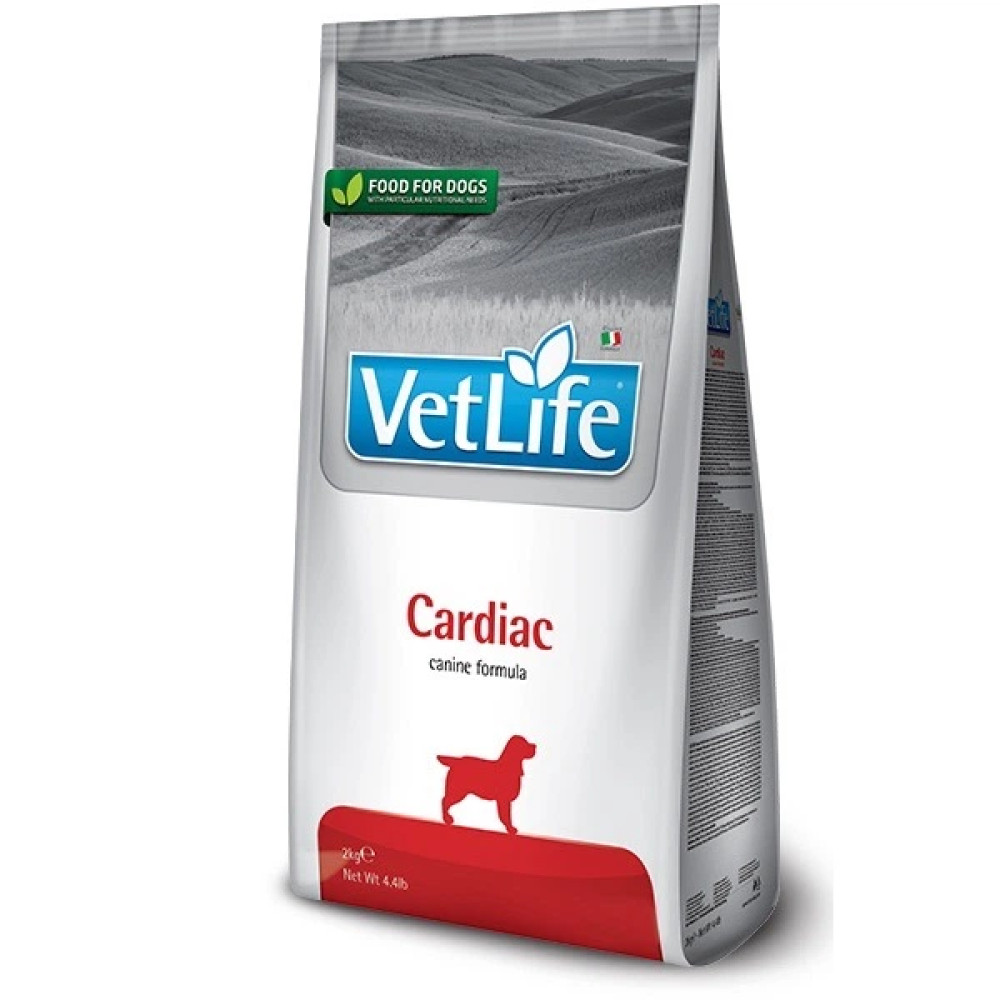 Сухий лікувальний корм для собак Farmina Vet Life Cardiac дієтичне харчування при хронічної серцевої недостатності, 2 кг
