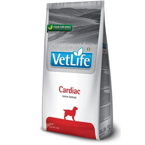 Сухий лікувальний корм для собак Farmina Vet Life Cardiac дієтичне харчування при хронічної серцевої недостатності, 2 кг