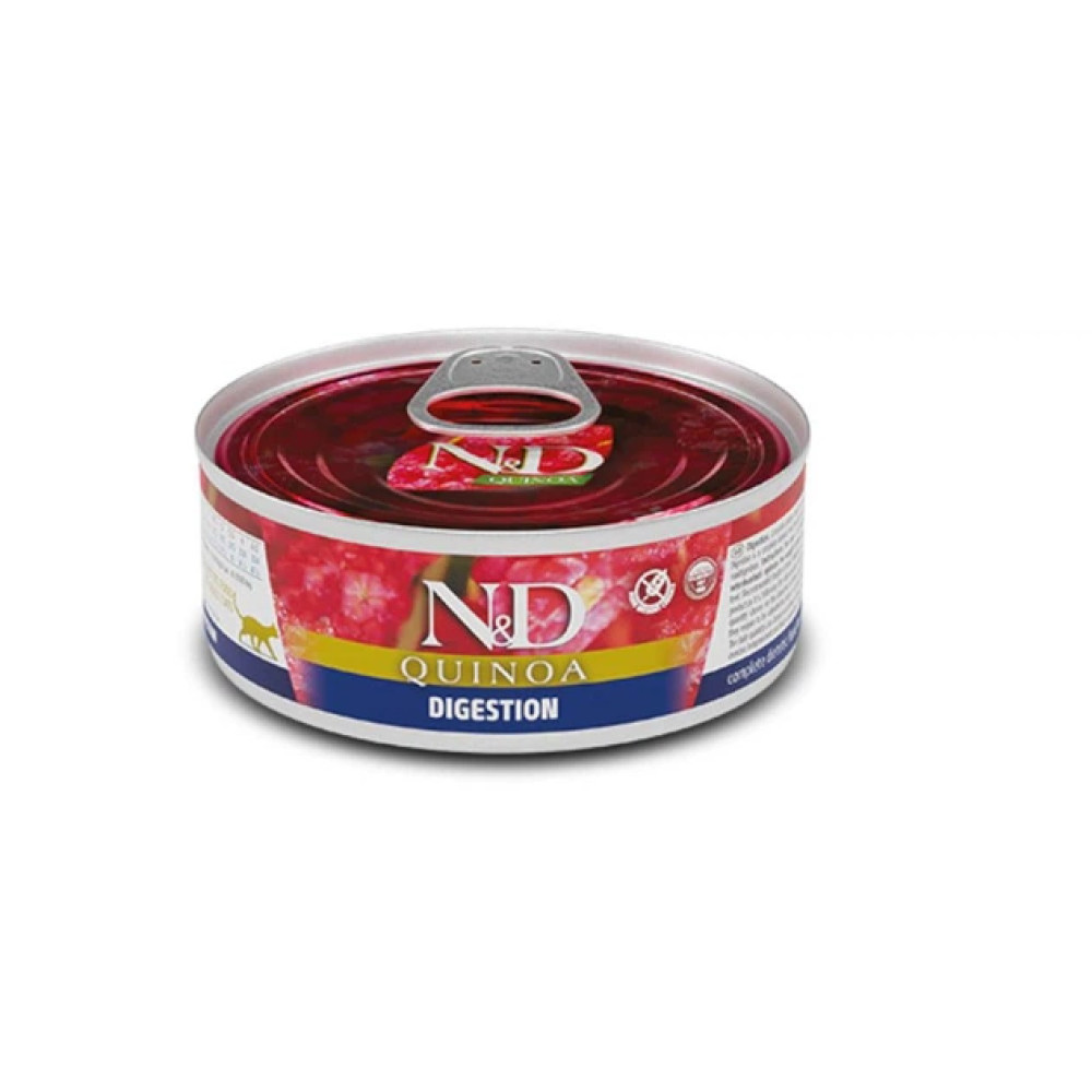 Вологий корм для кішок Farmina Digestion, Lamb&Quinoa Adult дієтичне харчування рекомендовано у разі порушень травлення з ягням та кіноа, 80г