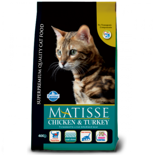 Сухий корм Farmina Matisse Adult Chicken & Turkey для дорослих котів, курка та індичка,